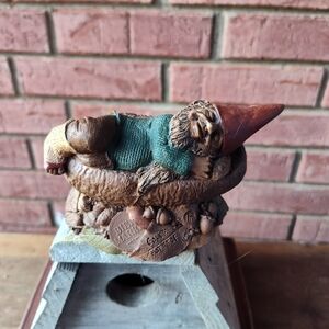 TOM CLARK "COUCH POTATOE" Gnome SPUD Sleeping Acorns CottageCore GrannyCore